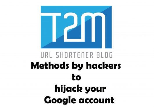What are the 3 most used methods by hackers to hijack your Google account?
