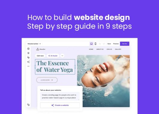 How to build website design Step by step guide in 9 steps